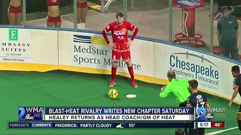 Healey returns to face Blast as Heat Head Coach & GM