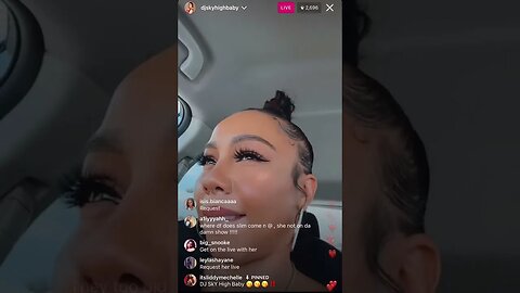 Djskyhighbaby Reacting To Some Drama Going On About Her Zues Reality Show On IG Live (16/04/23)