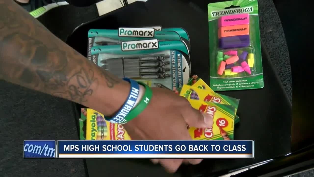 MPS high school students return to class