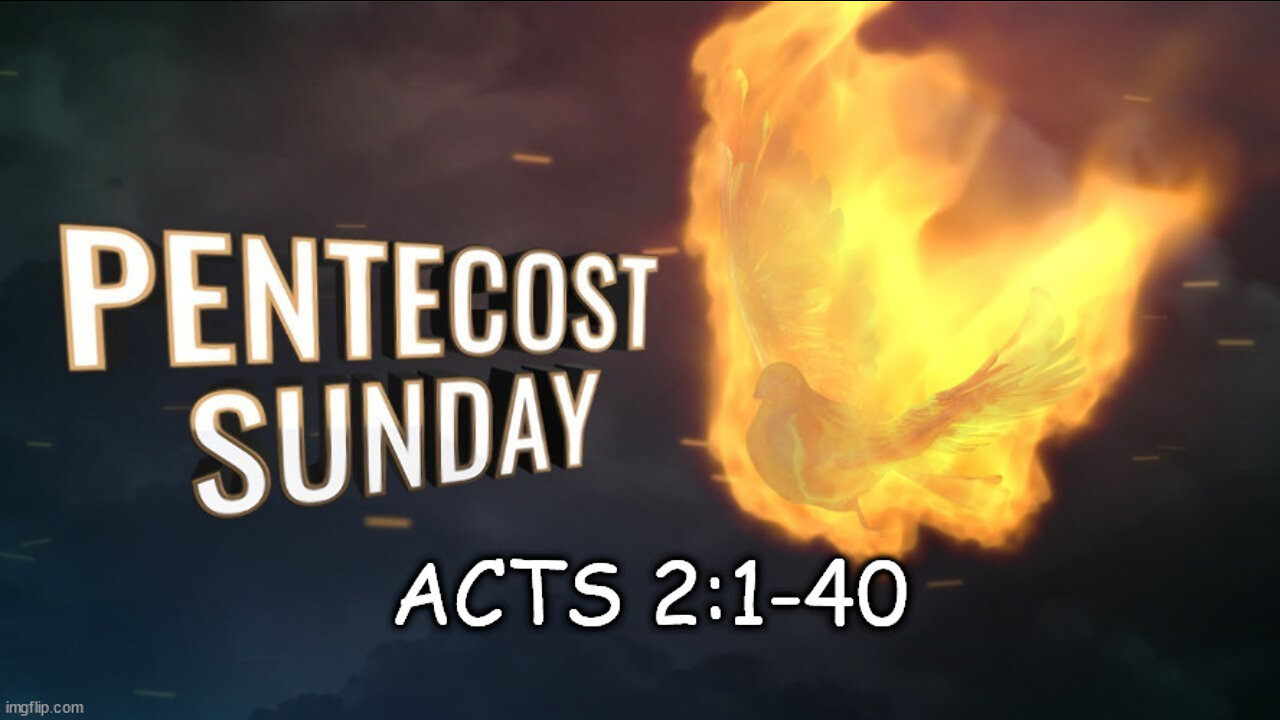 The Importance of the day of Pentecost! Pentecost Sunday