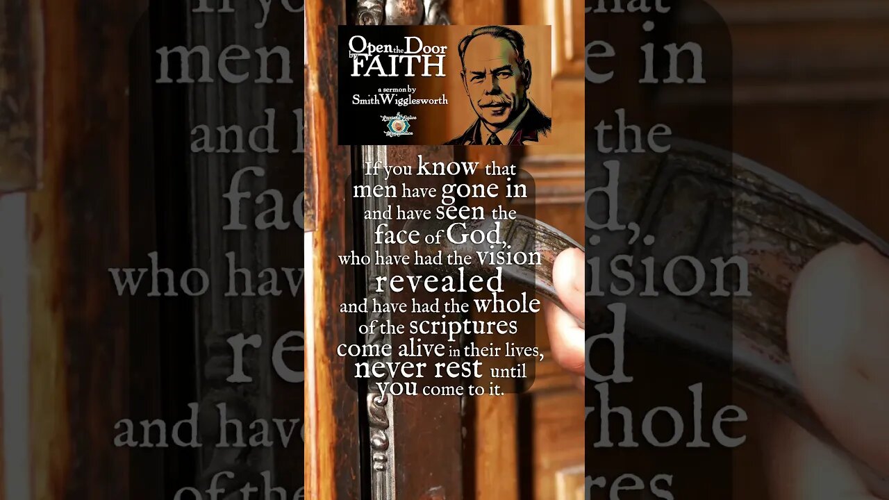 Never Rest Until ~ Smith Wigglesworth excerpt