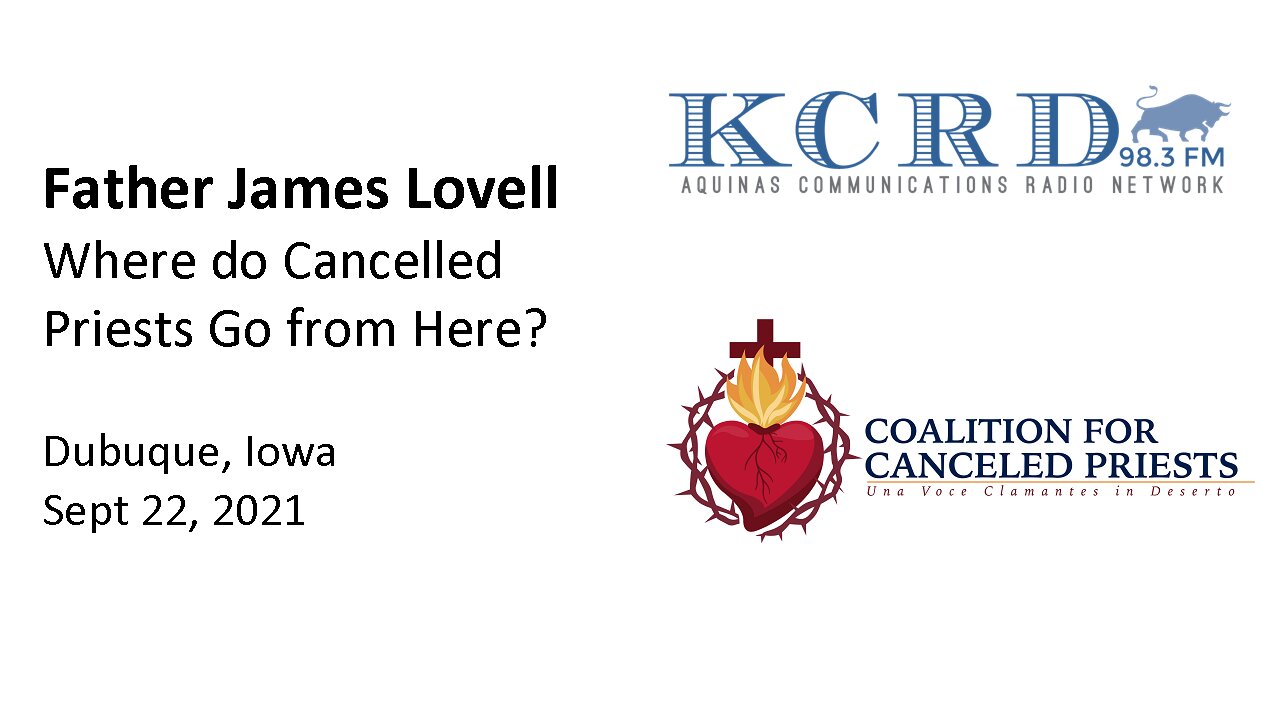 Father James Lovell: Where do Canceled Priests Go from Here?