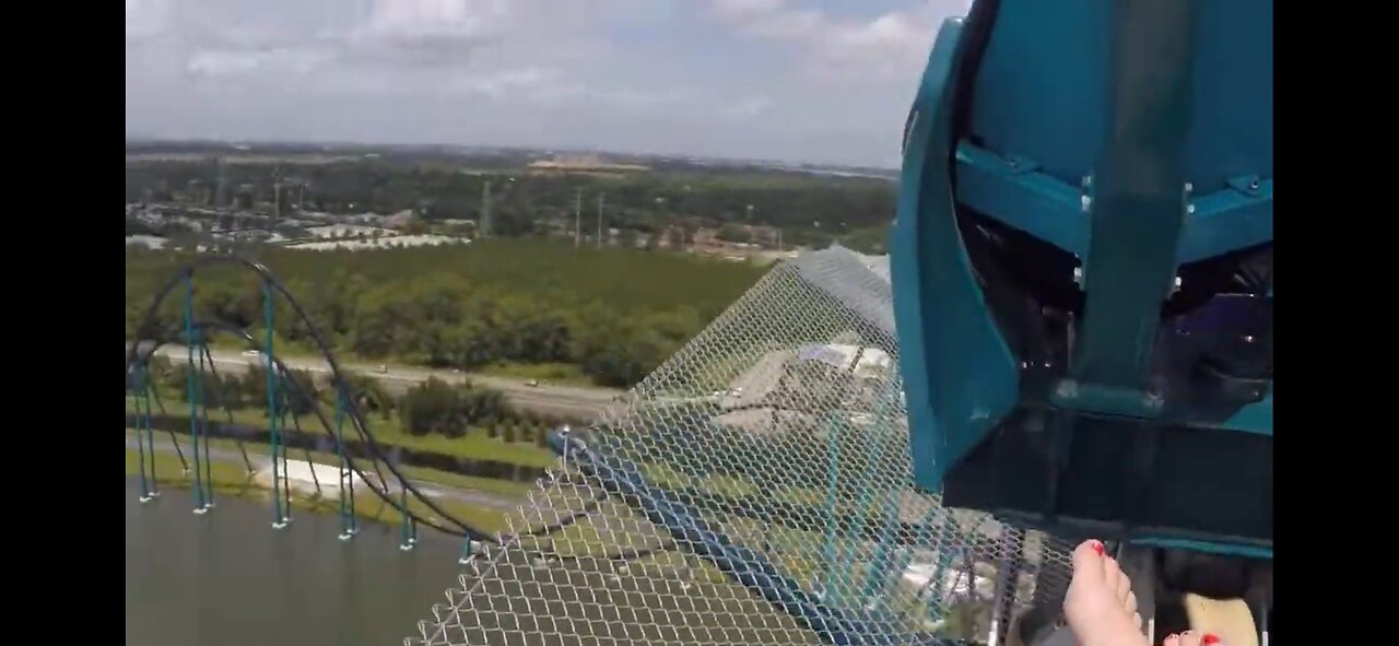 Mako SeaWorld Orlando on ride POV opening week