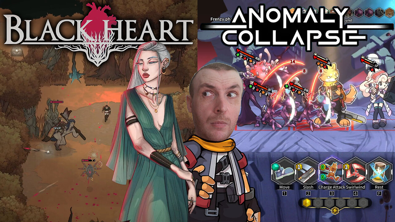 Furries & Owl Gods - Let's Discover Indiegames Anomaly Collapse & Blackheart