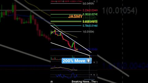 Jasmy in falling wedge! Minimum 200% gain incoming!😱🚨💎🙌🤑Full update over on my channel!👀