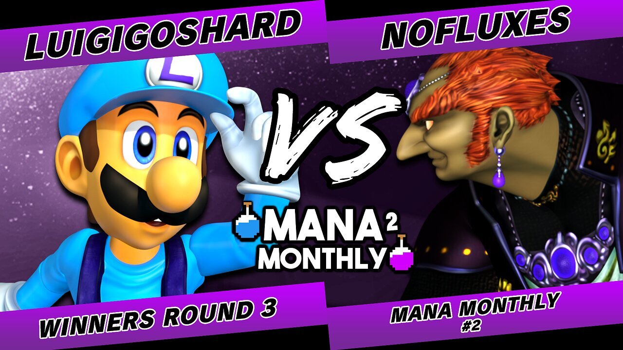 Mana Monthly 2 - Luigigoshard (Luigi) vs NoFluxes (Ganondorf) Smash Melee Tournament