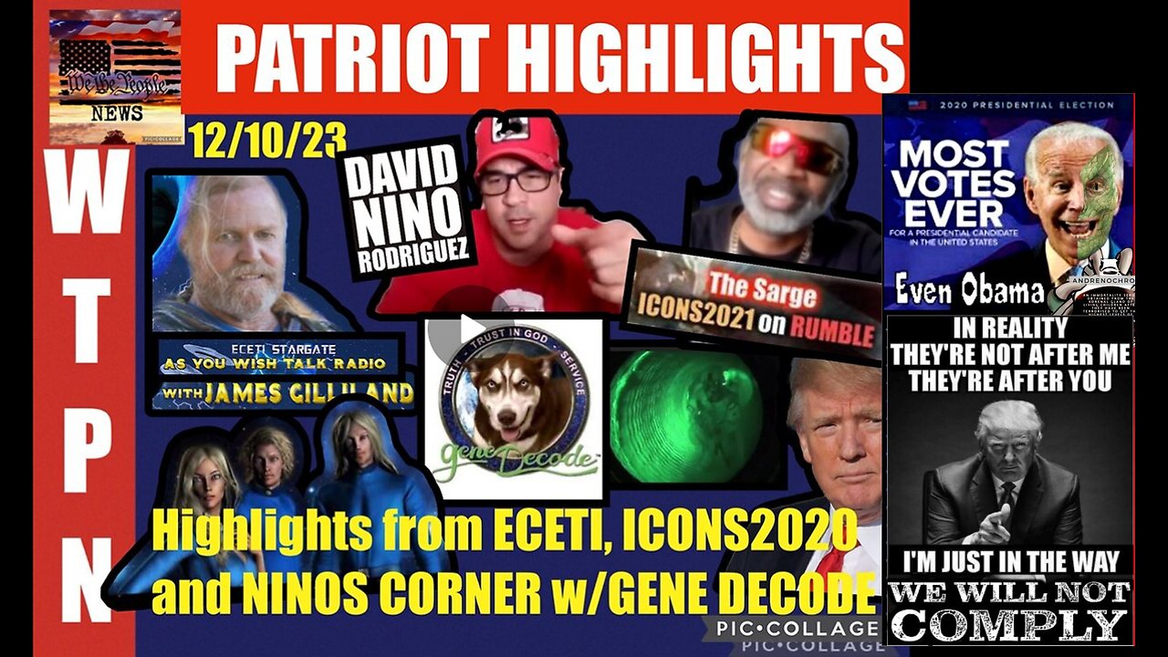 PATRIOT HIGHLIGHTS FEATURING ICONS2020, ECETI & NINO W/GENE DECODE