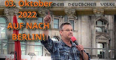 03. Oktober 2022 AUF NACH BERLIN Deutscher Bundestag Platz der Republik