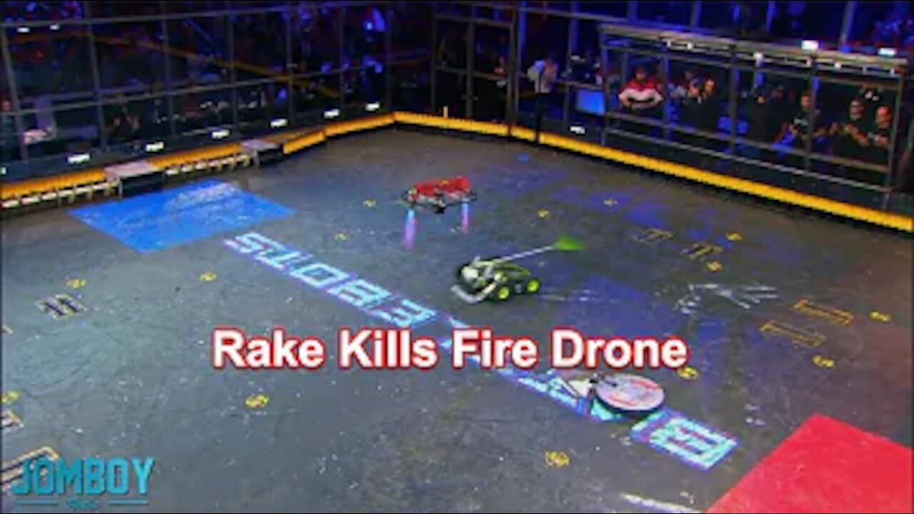 Rake kills a fire drone, a breakdown