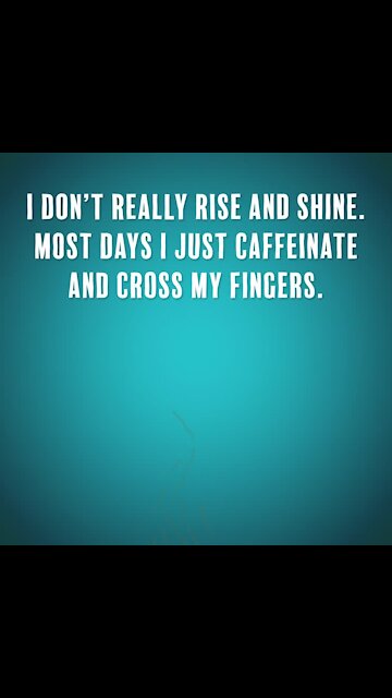 I don't really rise and shine [GMG Originals]