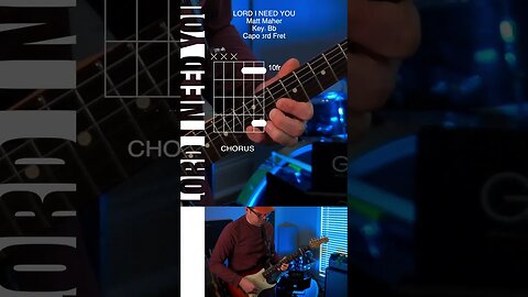 Lord I Need You by Matt Maher Electric Guitar Lead Tutorial #worshiptutorials #worshipsongs