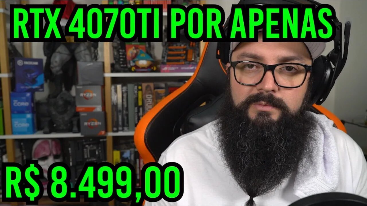 RTX 4070TI Por Apenas R$ 8.499,00 !
