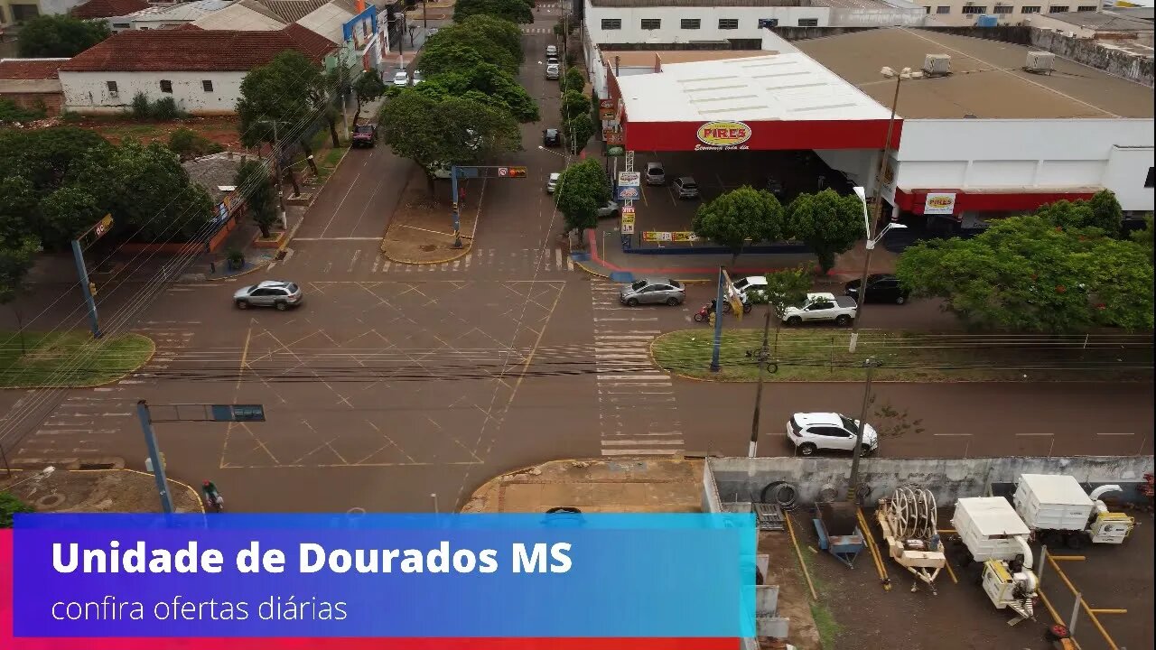 Pires Supermercado, unidade de Dourados MS, institucional @DRONEMASSA