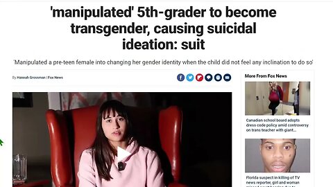 福克斯新聞：紐約老師“強迫”和“操縱”五年級學生成為變性人，導致自殺意念