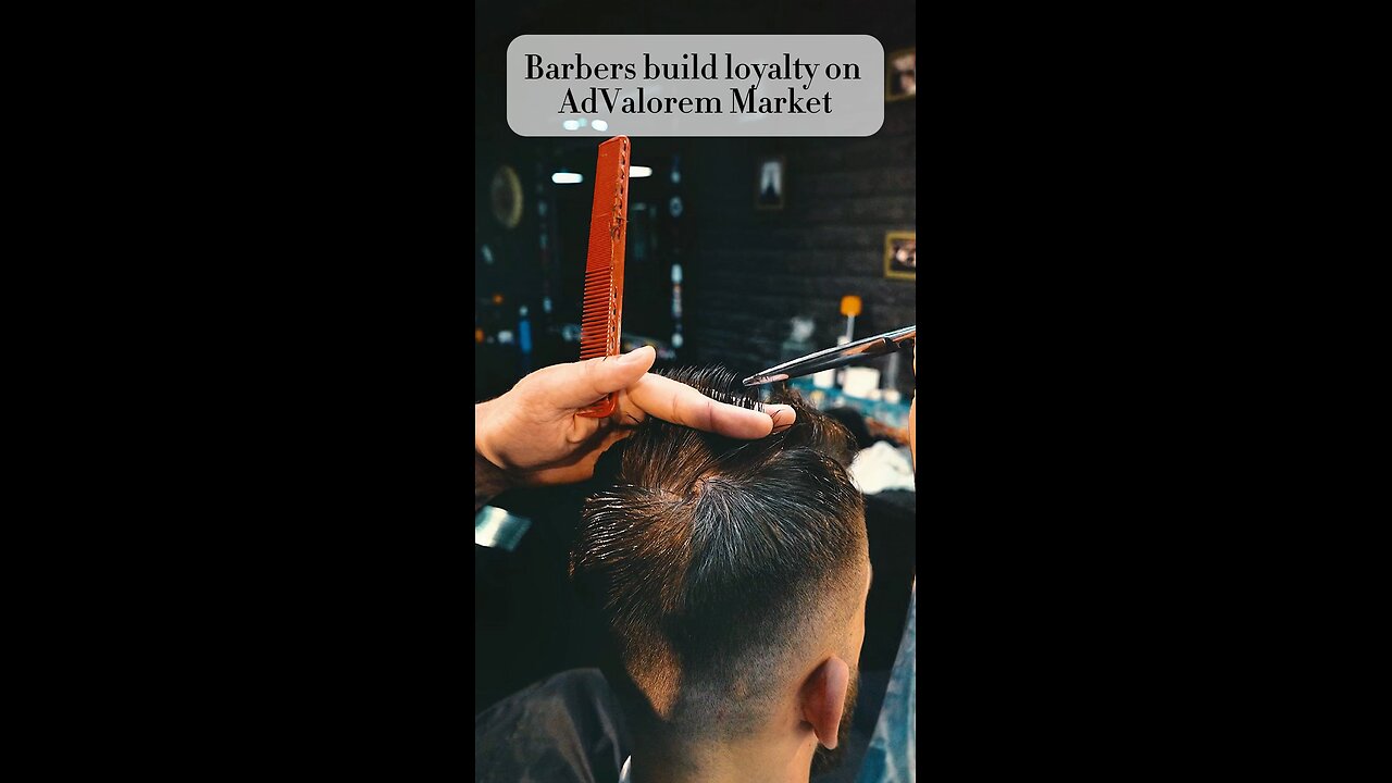 Barbers build loyalty on AdValorem Market #barbershopconnect #barber #barberlife #barbershop