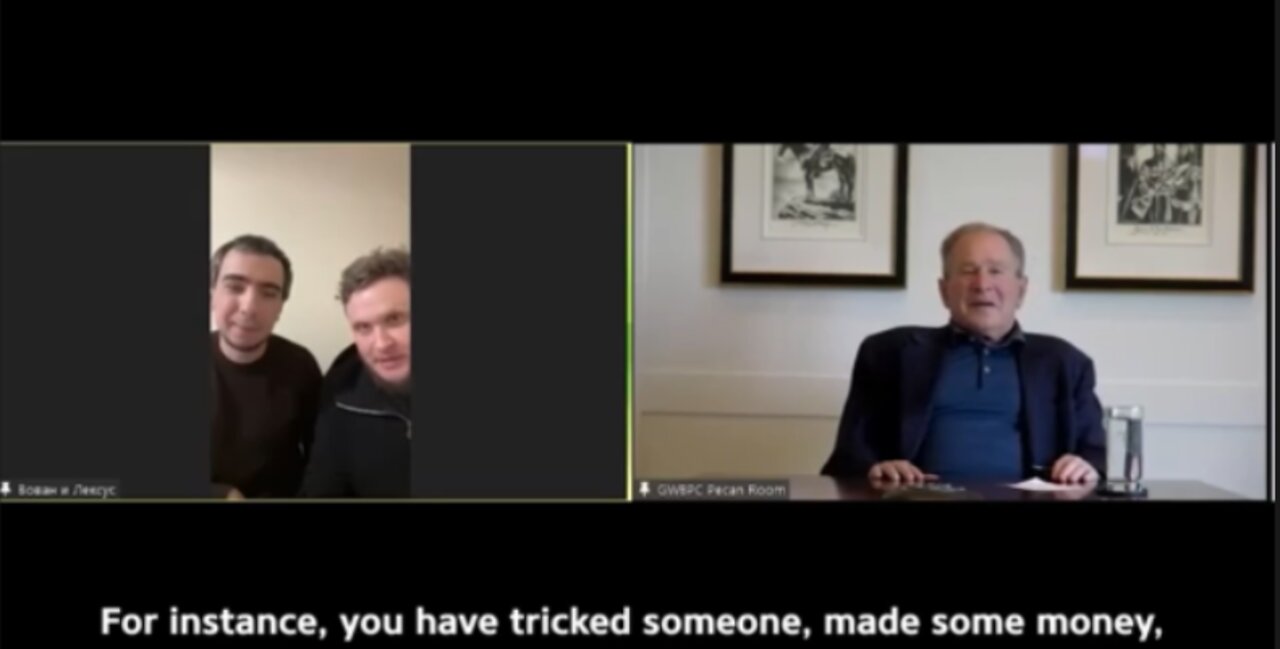 Former US President George Bush Punked by Russian Pranksters! Full Video!