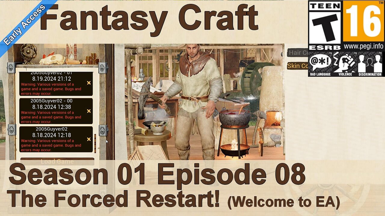 Fantasy Craft EA 2024 (Season 00 Episode 08) The Forced Restart! (Welcome to EA)