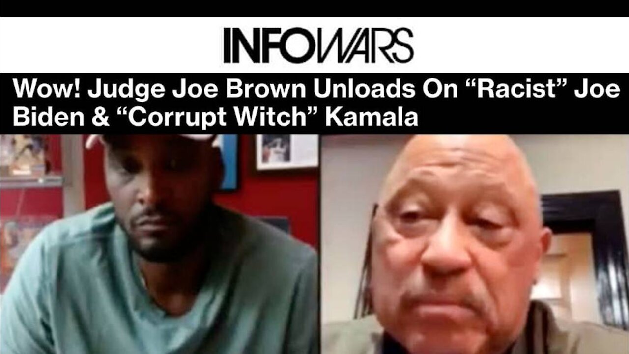 Judge Joe Brown Exposes the Truth About Racist Dems Biden and Harris