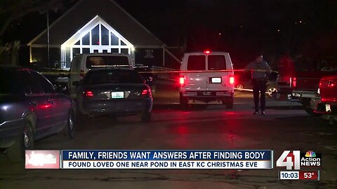 Kansas City family: Body recovered from pond on Christmas Eve is missing loved one