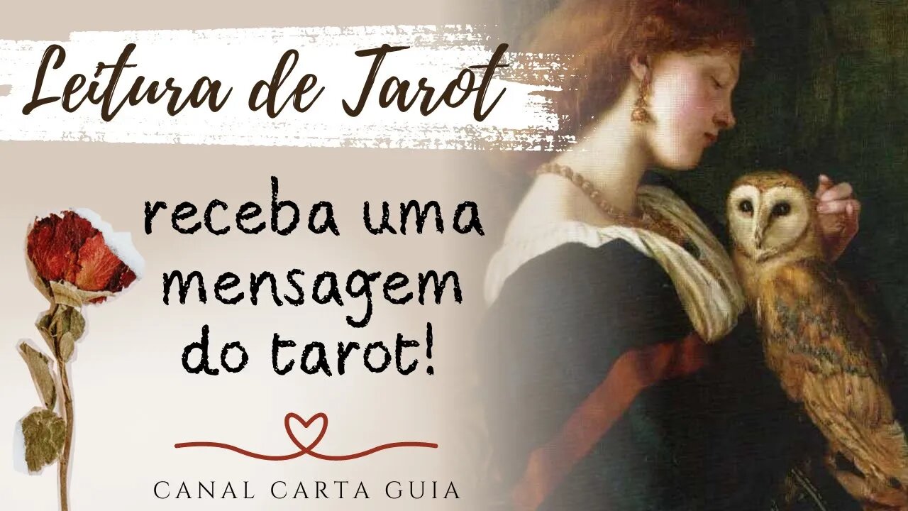 💌 O TAROT GOSTARIA DE TE DIZER ISSO! MENSAGEM DO TAROT PARA VOCÊ! | TAROT E AUTOCONHECIMENTO✨️