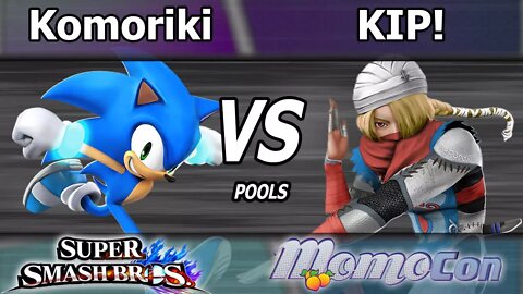 2GG|Komoriki (Sonic) vs. KIP! (Sheik) - Wii U Pools - Momocon 2017