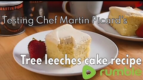 Testing Chef Martin Picard's Tree Leeches Cake Recipe