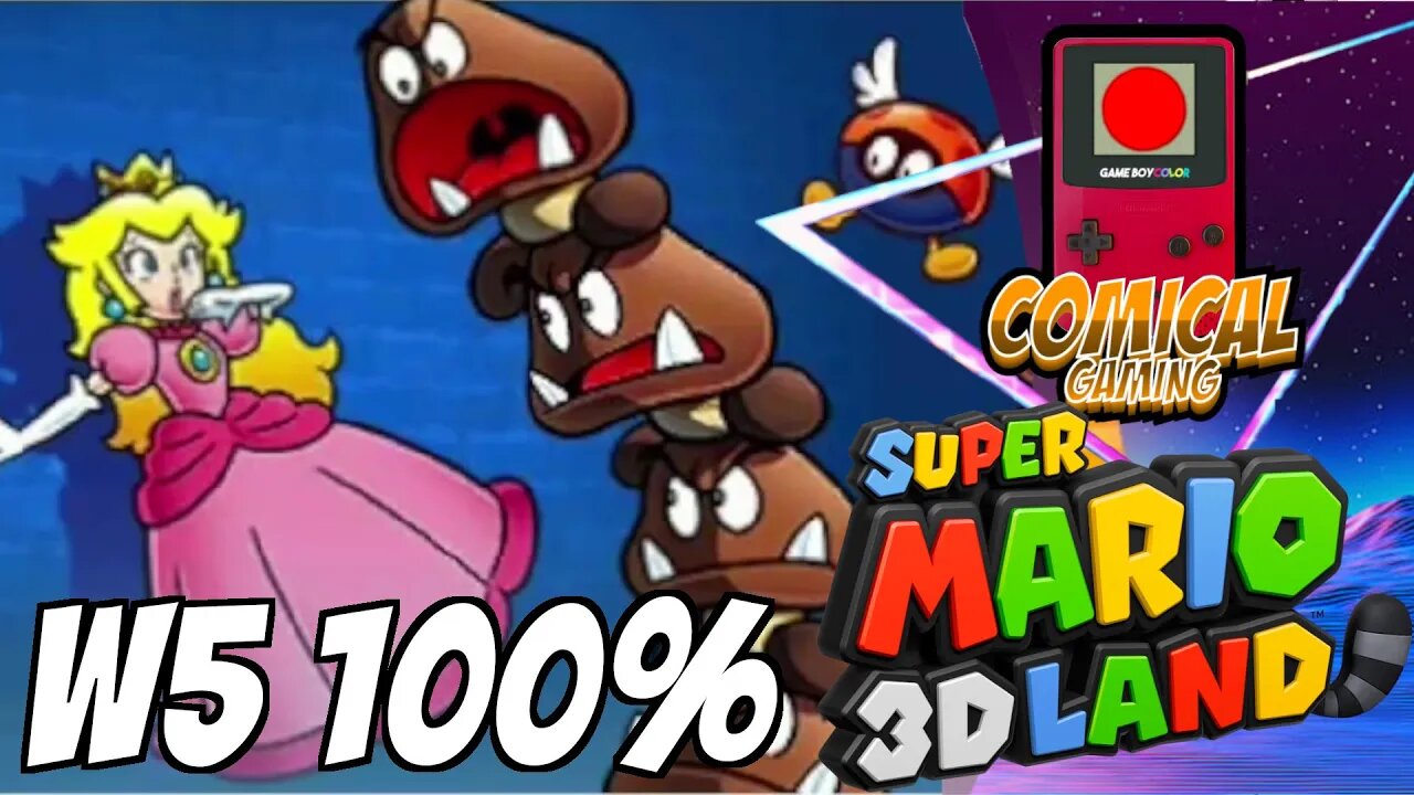 [COMICAL GAMES] Scrubby Plays: Super Mario 3D Land Episode 5 - World 5 100%!