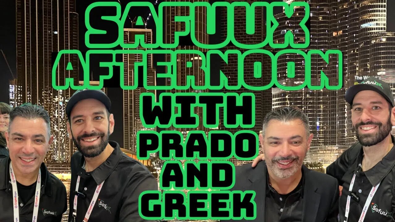 SAFUUX AFTERNOON LIVE WITH GREEK AND PRADO