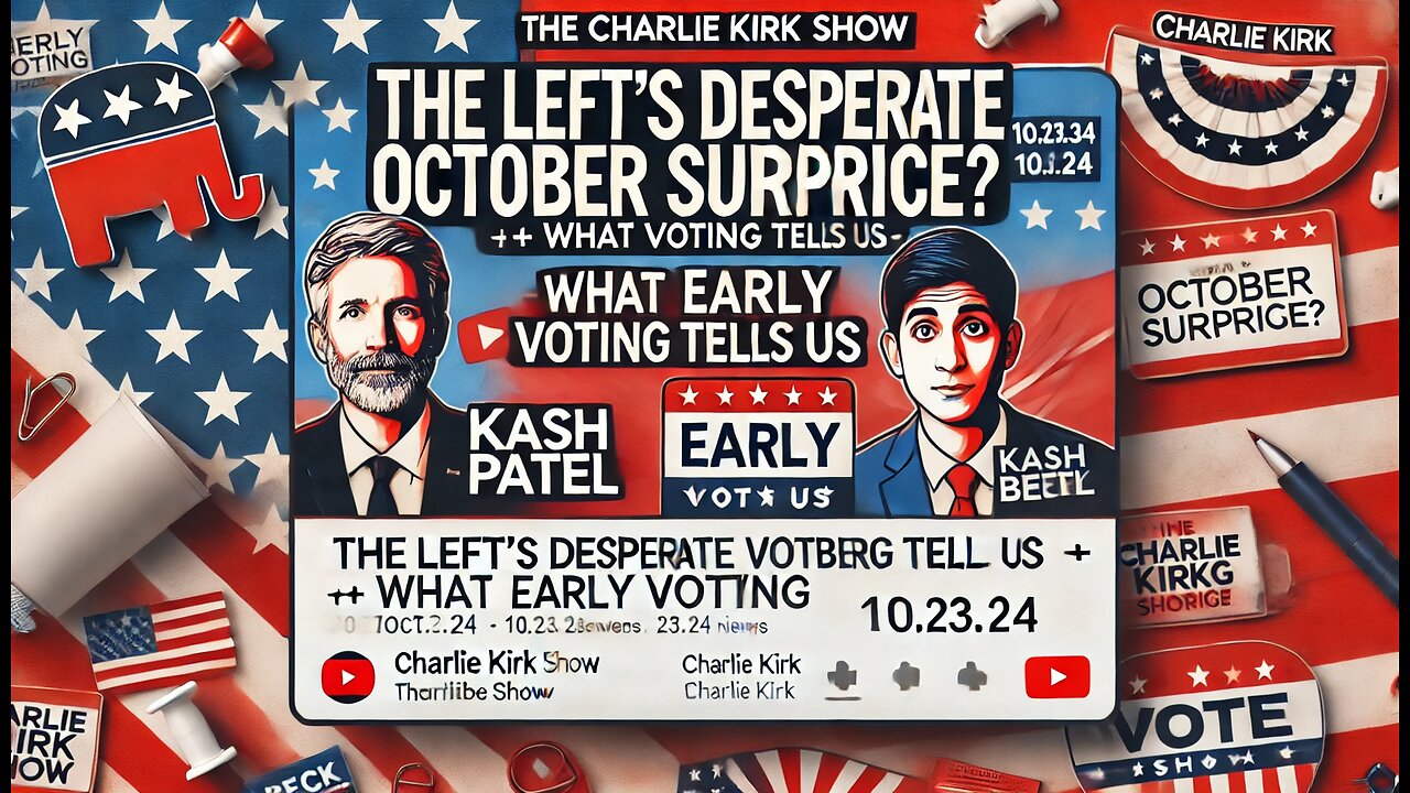 The Left's Desperate October Surprise? + What Early Voting Tells Us | Kash Patel, Beck | 10.23.24