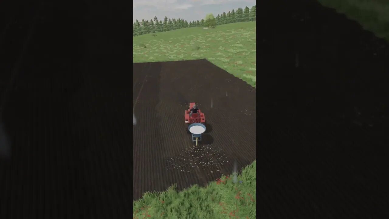 Fertilizing Tiny Field FS22 #shorts