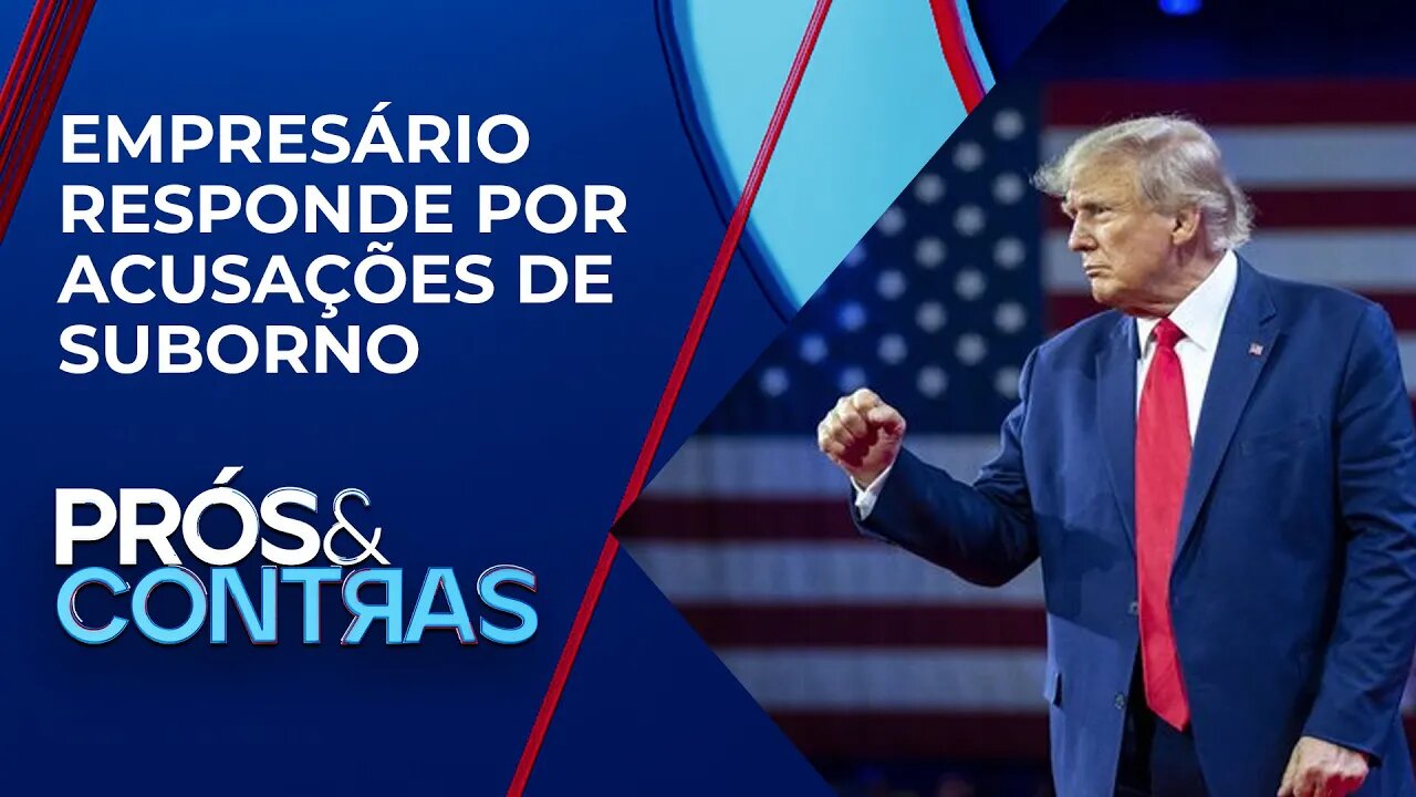 Trump deixa tribunal após se declarar inocente de 34 acusações
