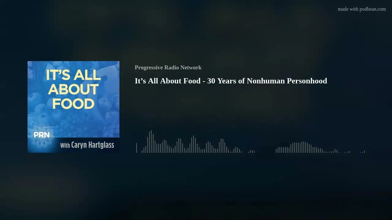 It’s All About Food - 30 Years of Nonhuman Personhood