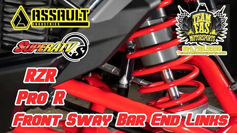 Assault RZR Pro R Sway Bar End Links Unboxing & Product Showcase. #polaris #rzrpror #rzr #assault