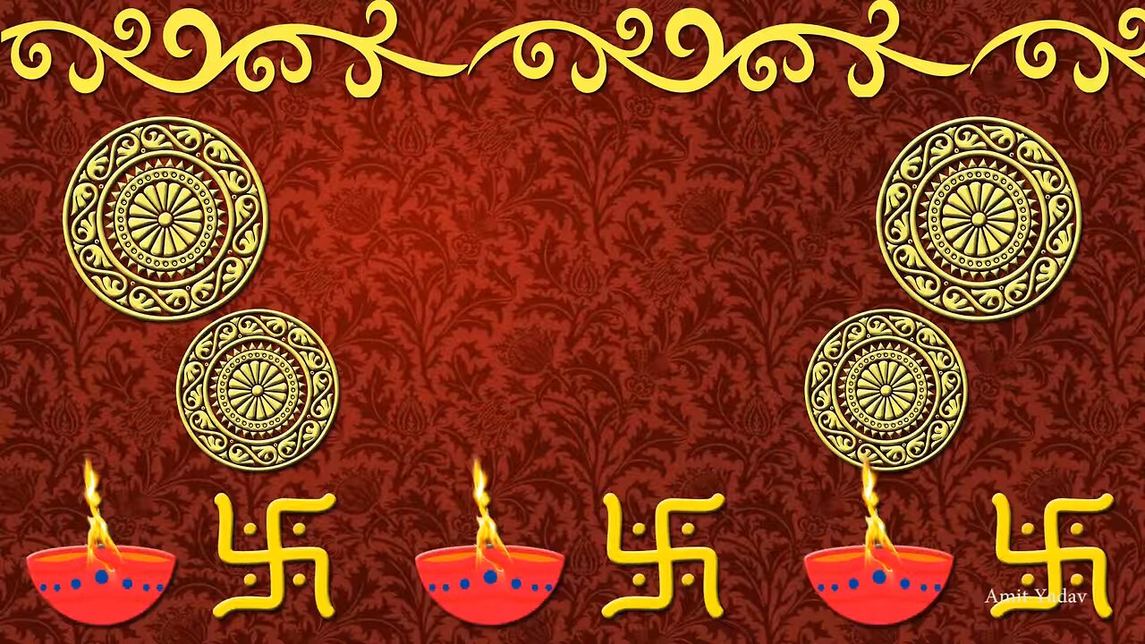 Diwali red motion graphic animation HD 1080