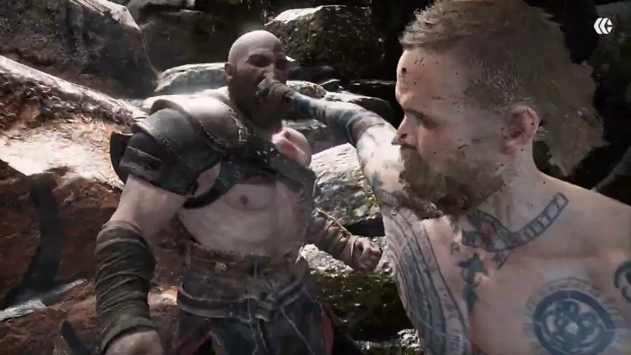 kratos vs baldur fight ⚔️