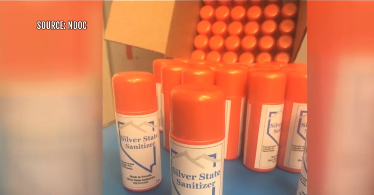 Silver State Industries produces hand sanitizer for medical personnel, law enforcement