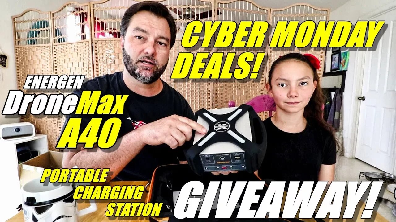 ENERGEN DroneMax A40 GIVEAWAY! Portable Drone Charge Station & CYBER MONDAY Deals! 👍👍🍻