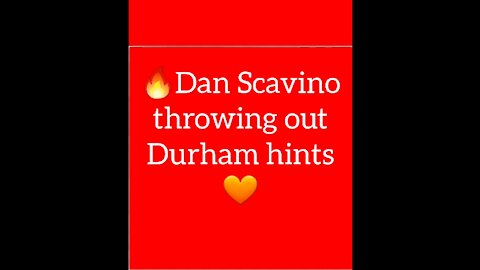 ❗Dan Scavino Throws out Durham hints🔥