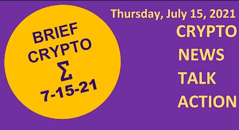 Crypto News Talk Action 15 July Bitcoin BTC Ethereum ETH Cardano ADA Solana SOL DOT