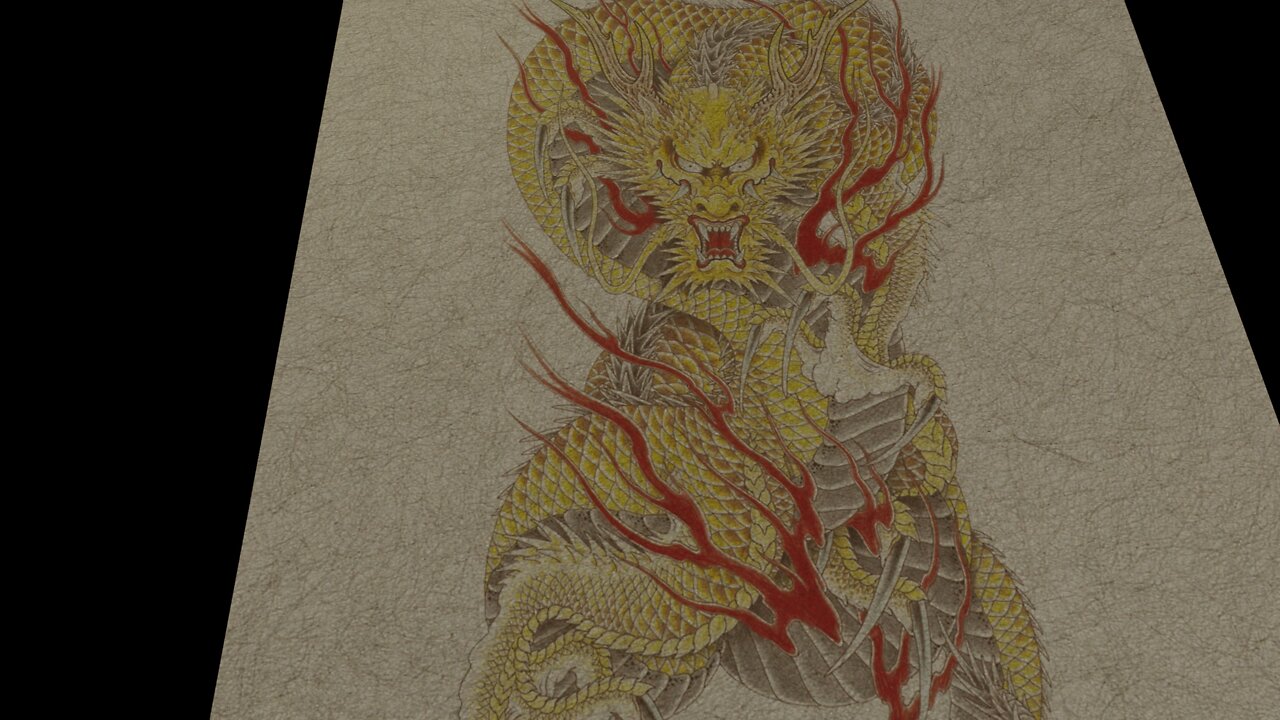 The Gold Dragon Design