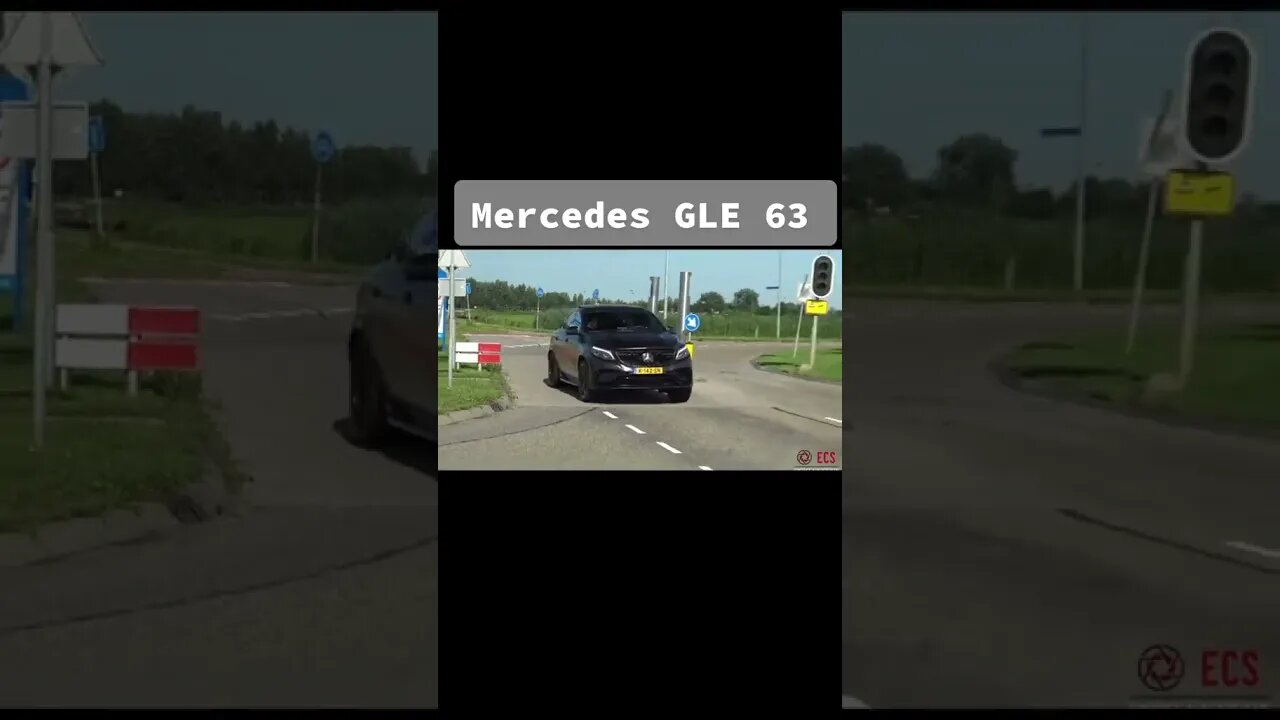 MERCEDES BENZ GLE 63 AMG BRUTAL ACCELERATION