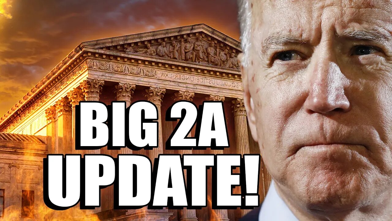 Supreme Court Letting Biden Participate In 2A Case Arguements!!! NYSRPA v. Bruen