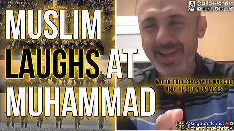 Muslims Ask where does JESUS say he's GOD & LAUGHS at Muhammads TEACHING!