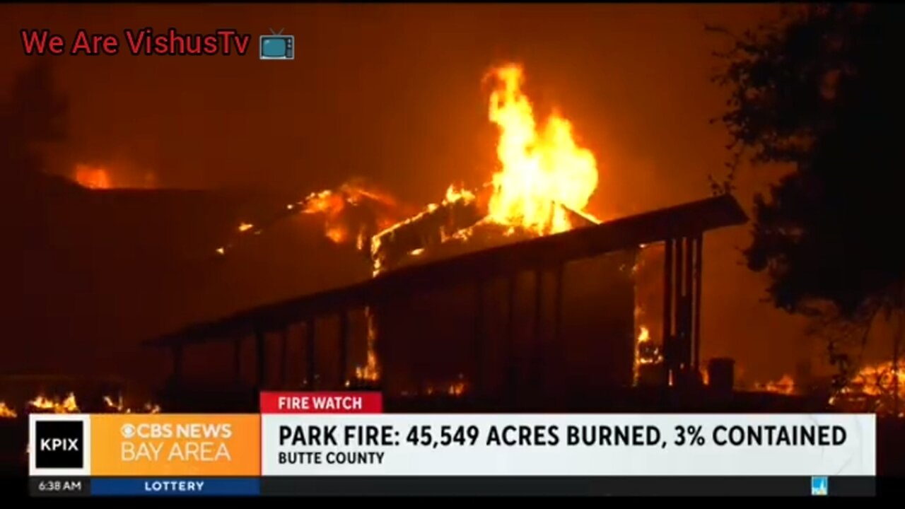 Park Fire 🔥 In California... #VishusTv 📺