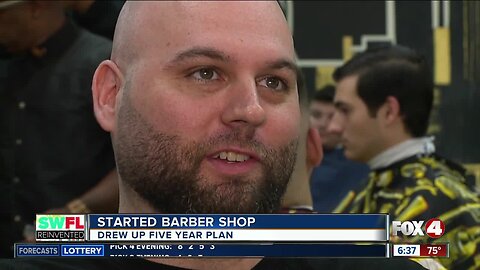 Barbershop owner has a lifetime of reinventions