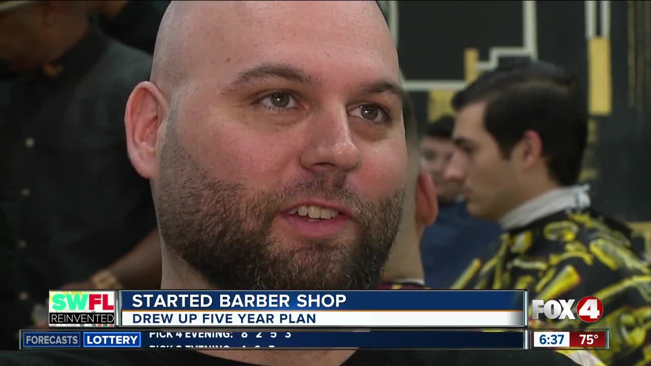 Barbershop owner has a lifetime of reinventions