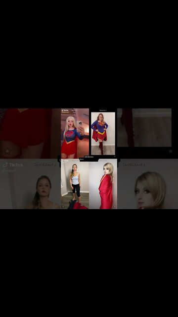 Rate the Girls: Best Supergirl Superwoman TikTok Cosplay Contest #1 🦸💙 (Superman - DC) #shorts