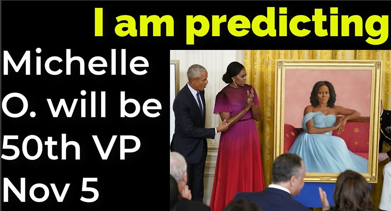 I am predicting: Michelle Obama will become 50th vice president on Nov 5