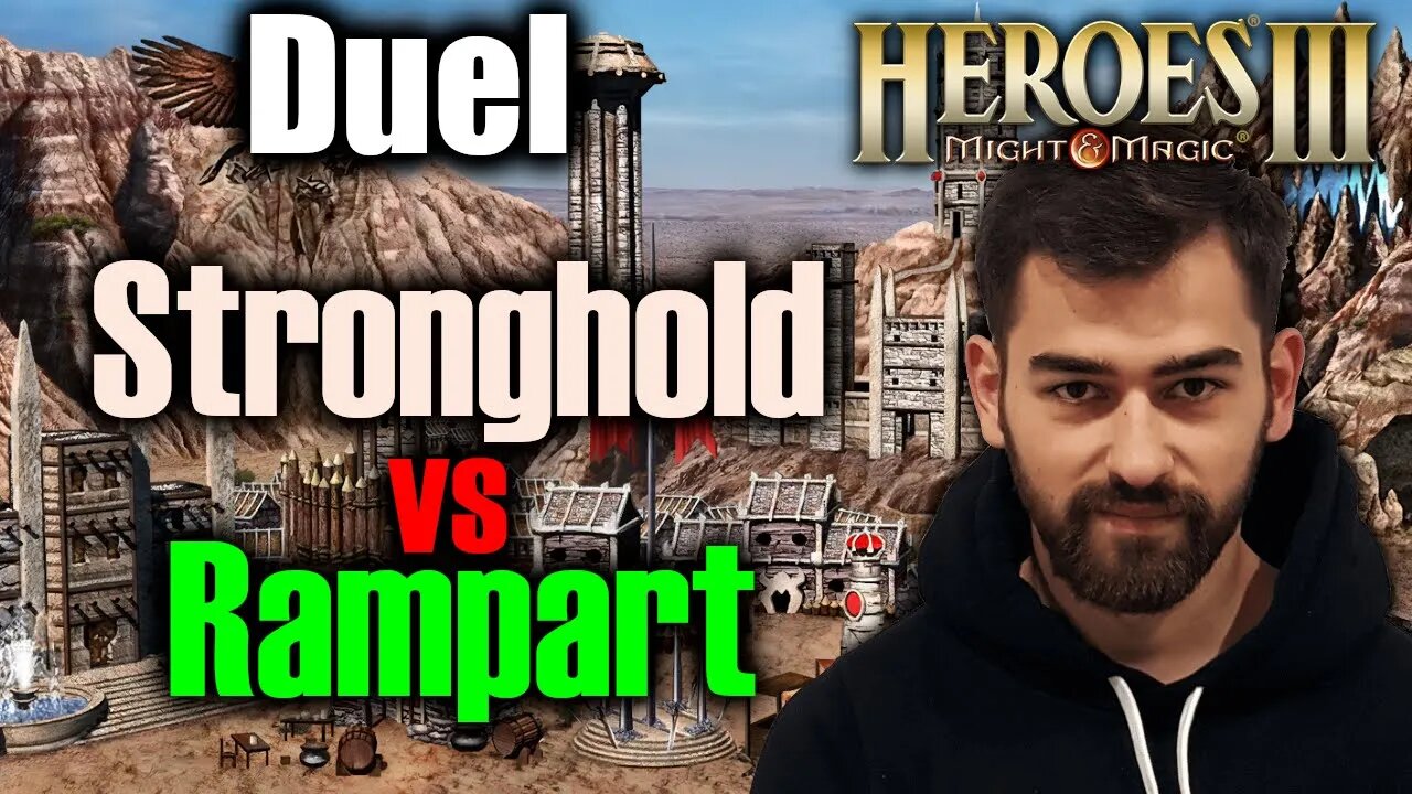 Stronghold vs Rampart | Gluhammer Heroes HotA 3 Multiplayer PL