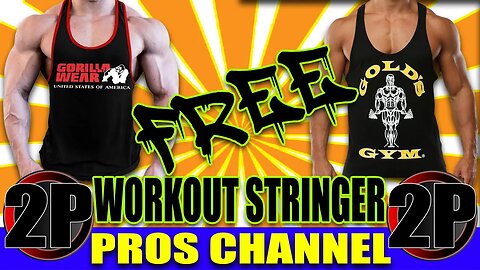 Gold's Gym and Gorilla Wear Stringer Give-A-Way!